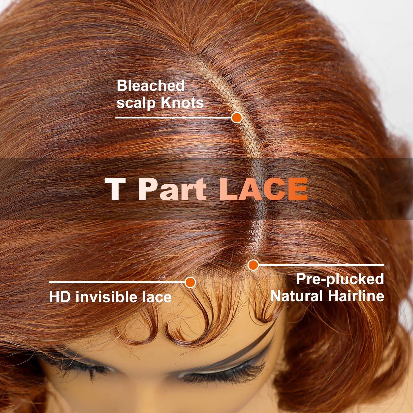 T-Part Lace Front Wig