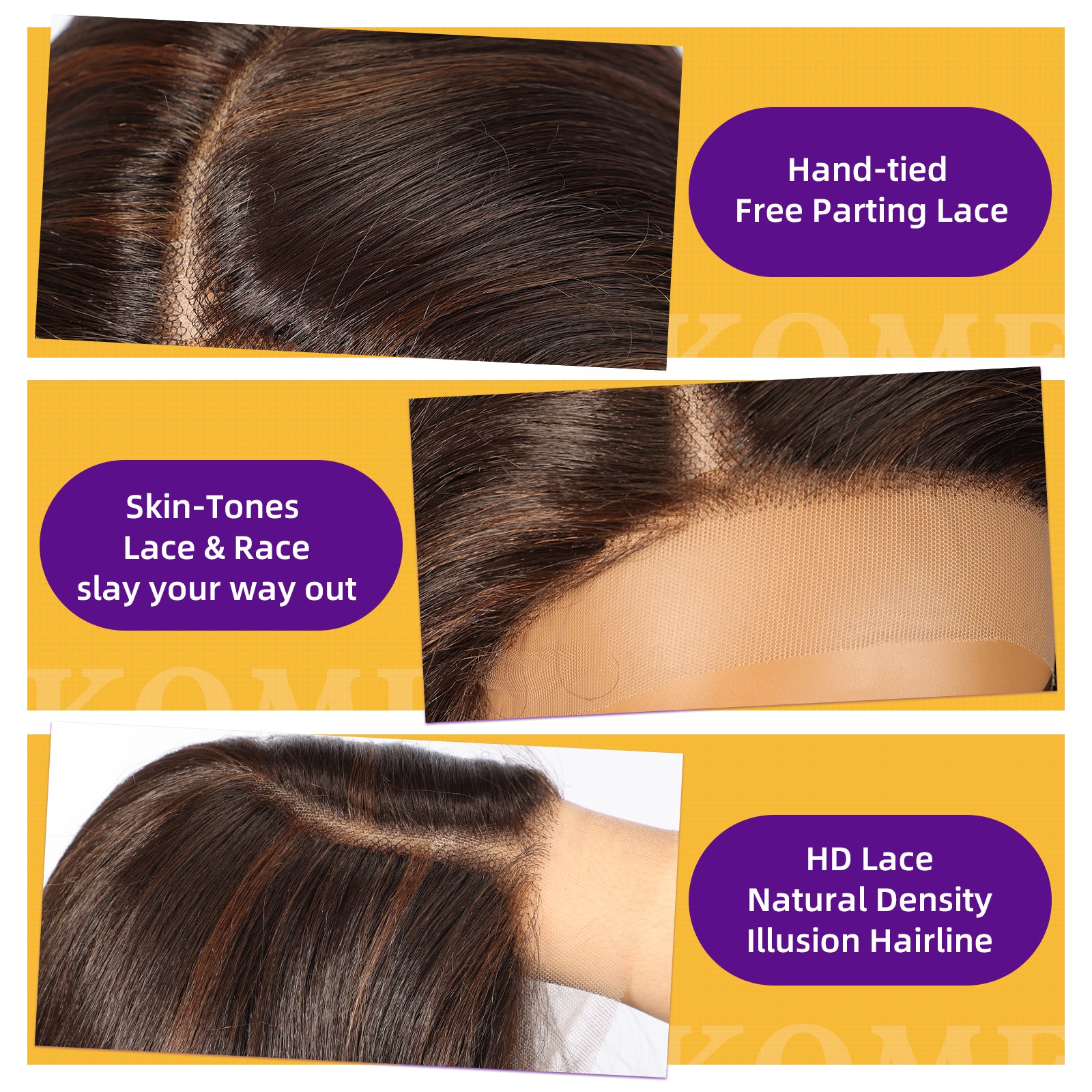 KOME Dark Brown Synthetic Lace Front Wig,Side Part Short Curly Bob Wig,Shoulder Length Wig for Women Daily Use 16IN