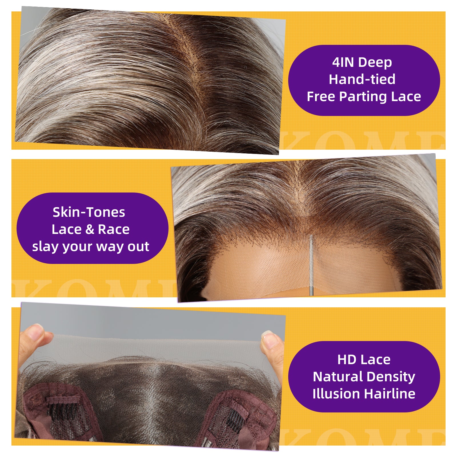 Platinum Blonde Synthetic Lace Front Wig,13×6 Curly Glueless Wigs for Women Daily Use 26IN（#TT6/4603）