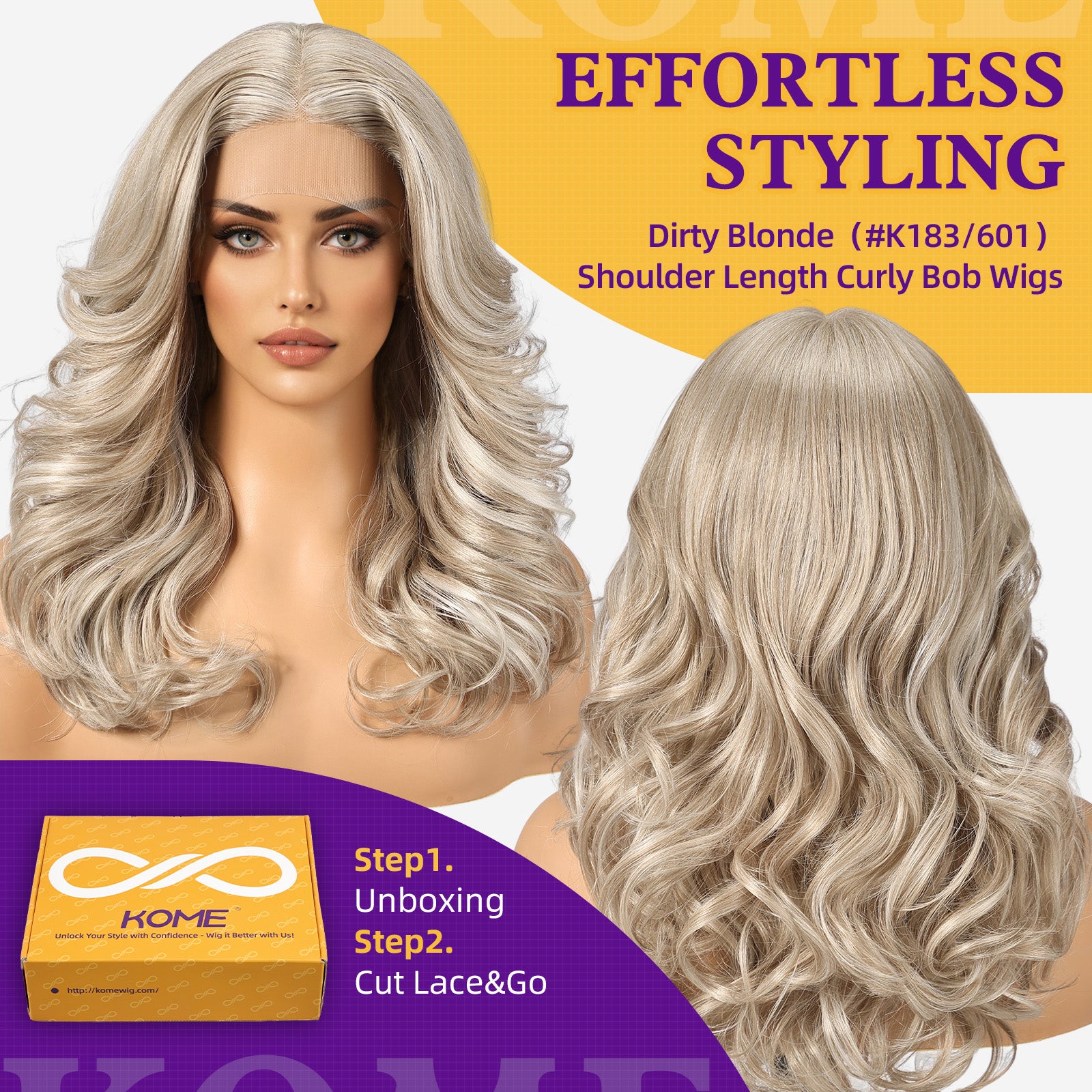 Stevi 09 - Dirty Blonde and Ash Mix - Nel's Wigs