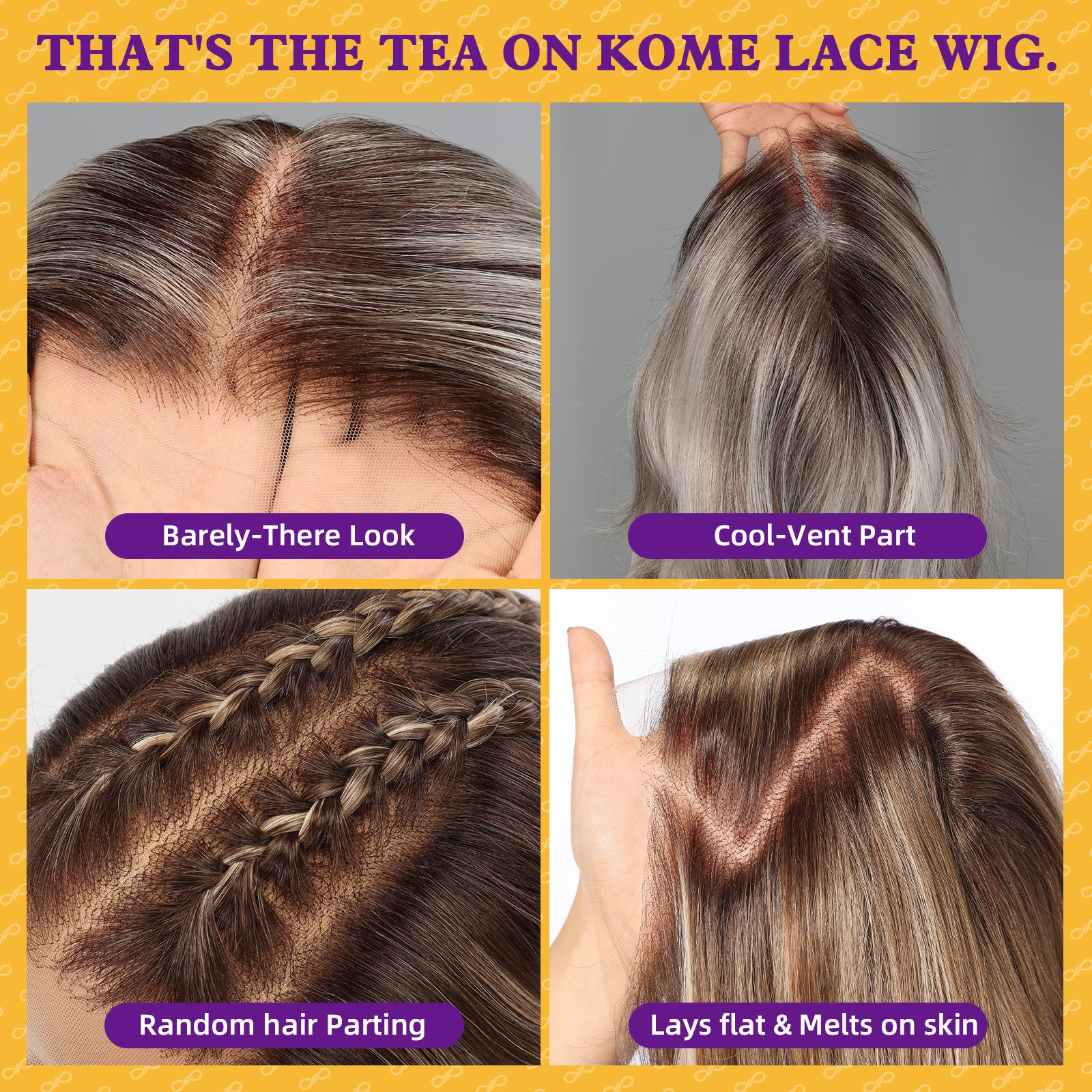 Ombre Blonde Synthetic Lace Front Wig,13×6 Curly Glueless Wigs for Women Daily Use 26IN（#TT6/251001）