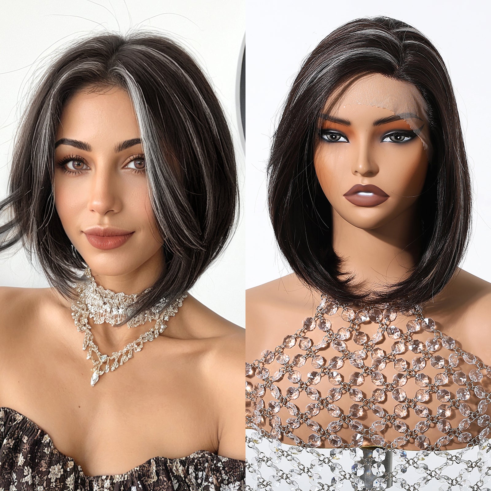 BELLA - C-part Lace Front Wig 12IN