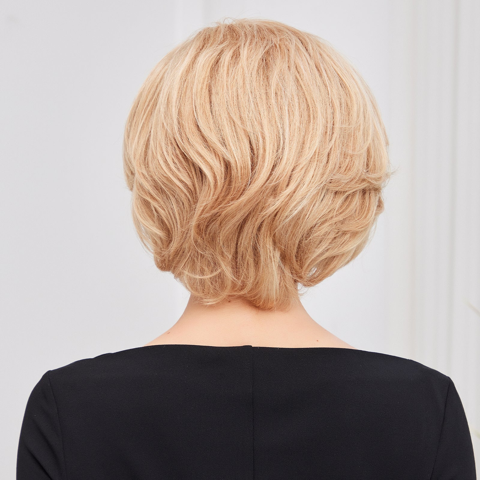 KOME WIG Short Pixie Cut 100% Human Hair Wigs 613 Blonde Wig Lace Wigs for White Women