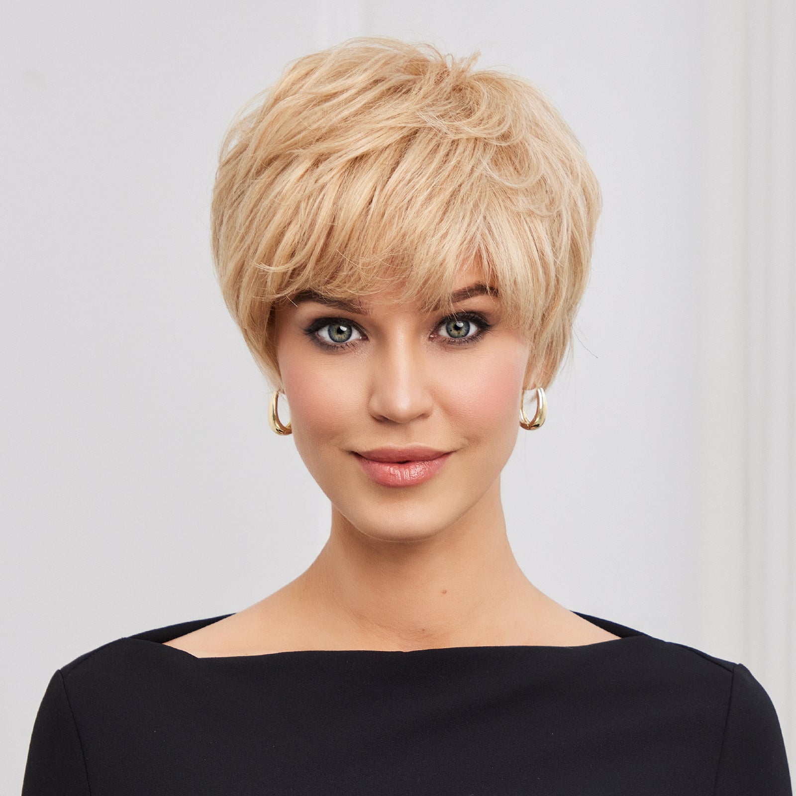 KOME WIG Short Pixie Cut 100% Human Hair Wigs 613 Blonde Wig Lace Wigs for White Women