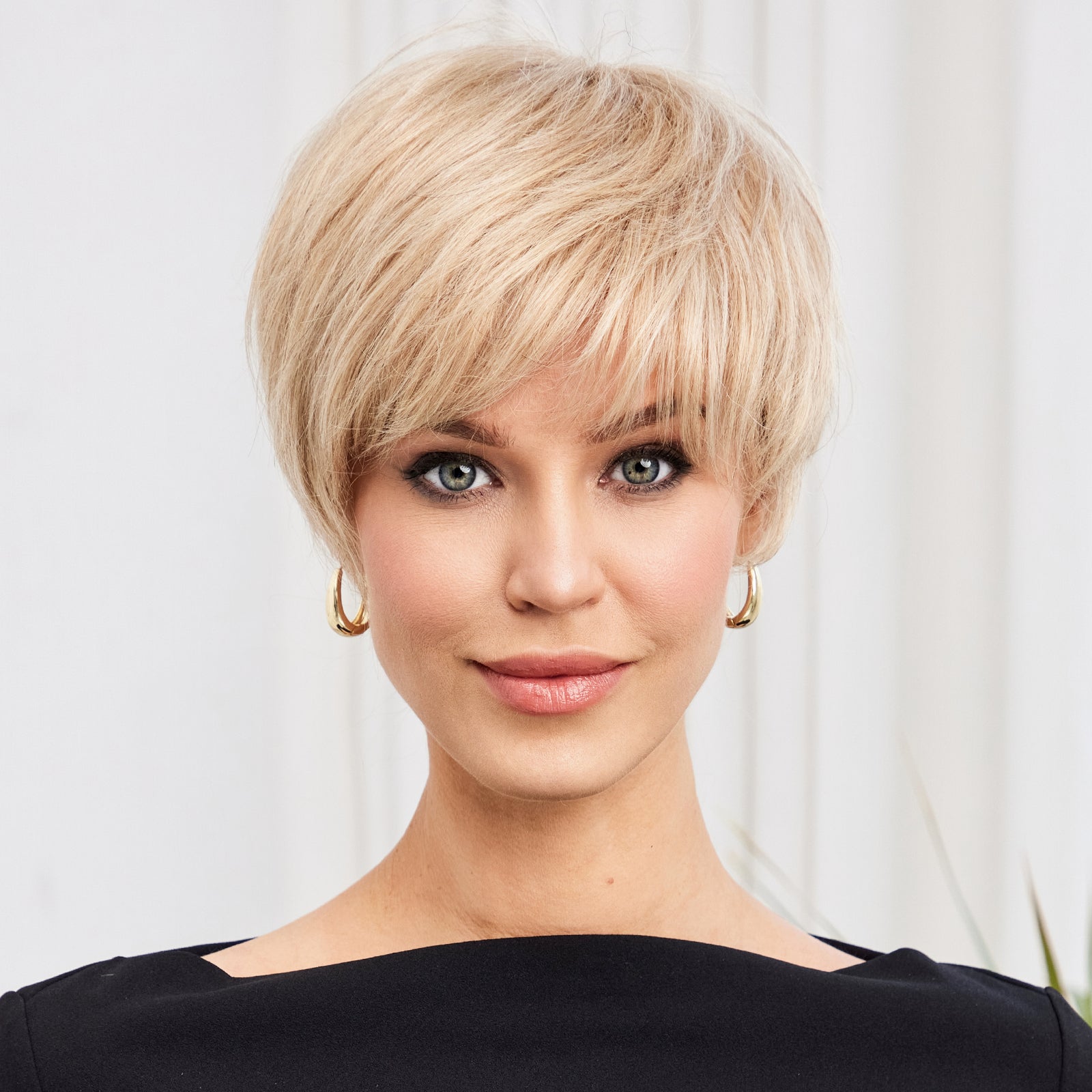 KOME WIG Short Pixie Cut 100% Human Hair Wigs 613 Blonde Wig Lace Wigs for White Women